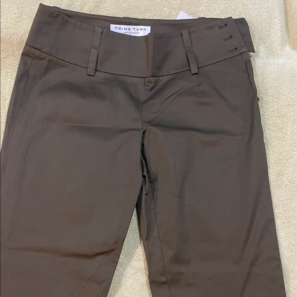 Trina Turk Chocolate Brown Pants